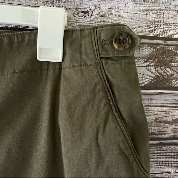Talbots Olive Green Chino Pants Size 14 - Picture 3 of 6